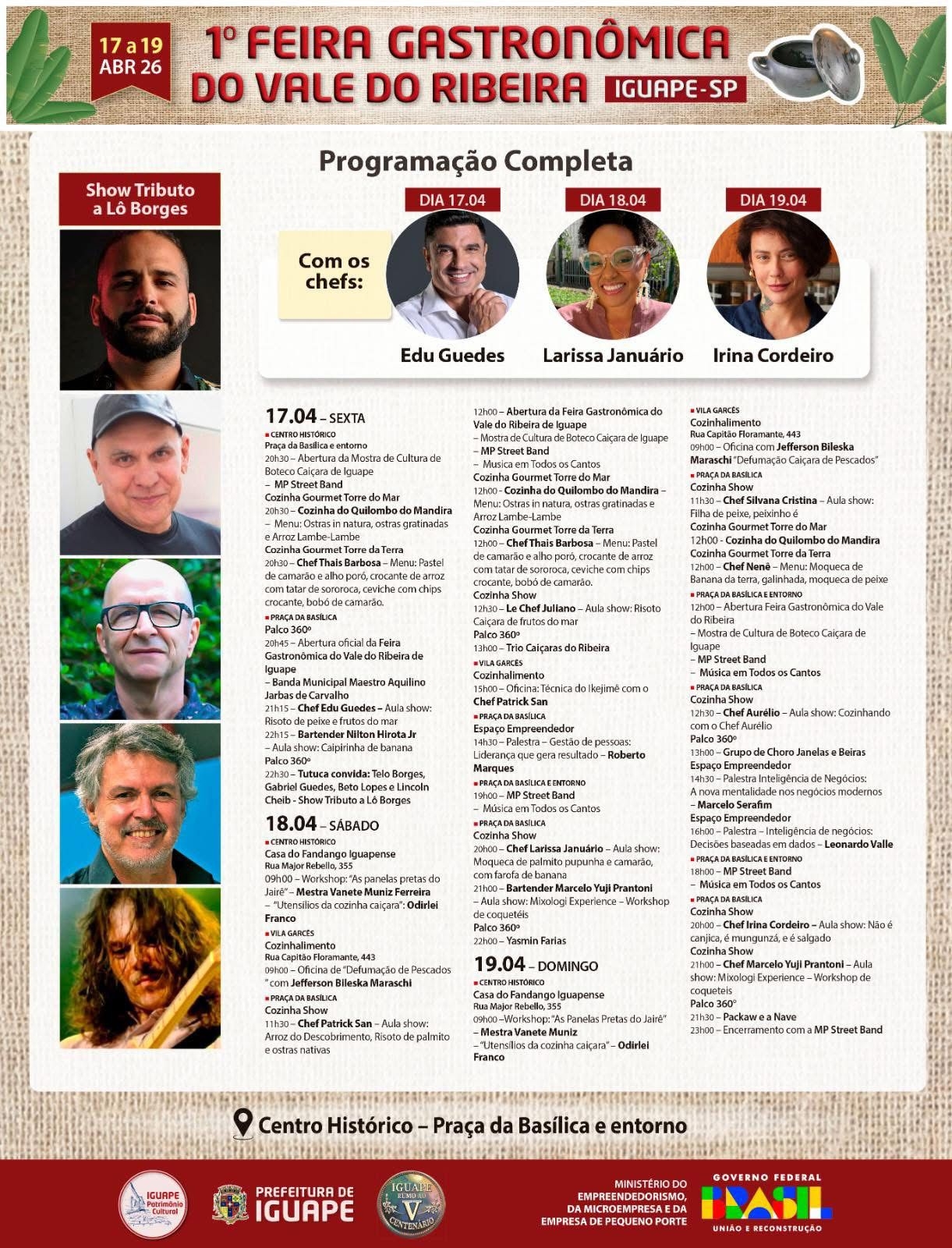 Popup 1° Feira Gastronômica do Vale do Ribeira 